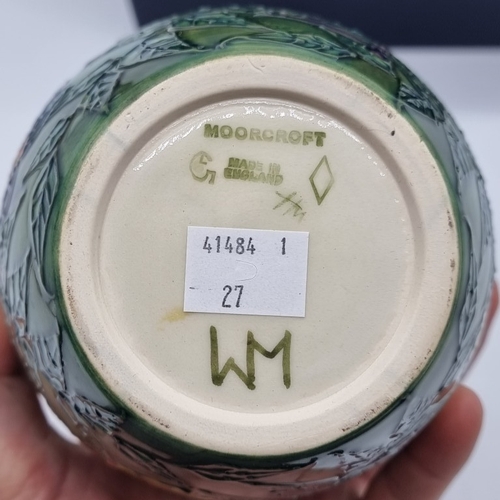 1461 - A Moorcroft 'Rainforest' pattern ginger jar and cover, by Sally Tuffin, 15.5cm high, boxed.... 