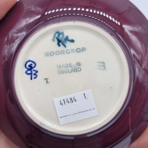 1469 - Five small Moorcroft dishes, comprising: 'Cluny'; 'Anna Lily'; 'Pansy'; 'Violet'; and 'Bramble' patt... 