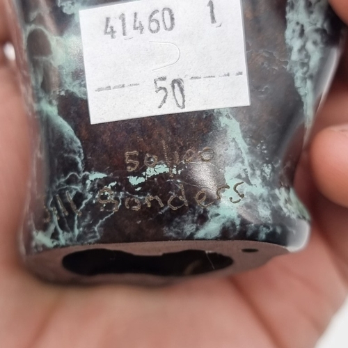 1516 - Jill Sanders, two limited edition bronze cats, signed and numbered 50/100 and 51/100 respectively, 9... 