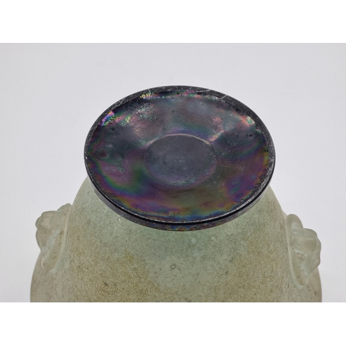 1507 - A Murano 'Scavo' glass bowl, by Alfredo Toso, 11cm high.