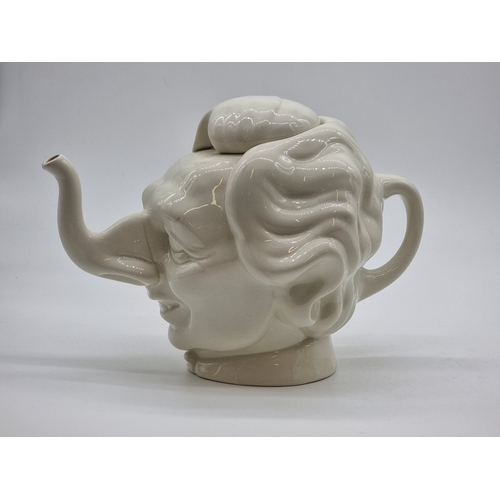 1557 - A Royal Doulton 1953 commemorative Courage Brewery loving cup, 14cm high; together with a novelty Ma... 