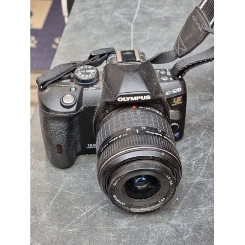 1593 - Cameras: a large collection of vintage cameras, lenses and related, to include binoculars.... 