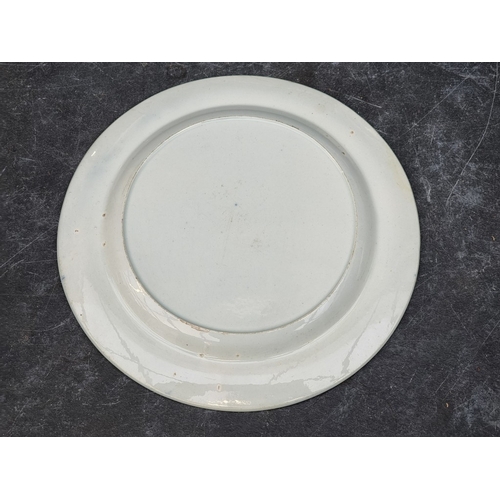 1596 - A collection of 19th century blue and white pottery.