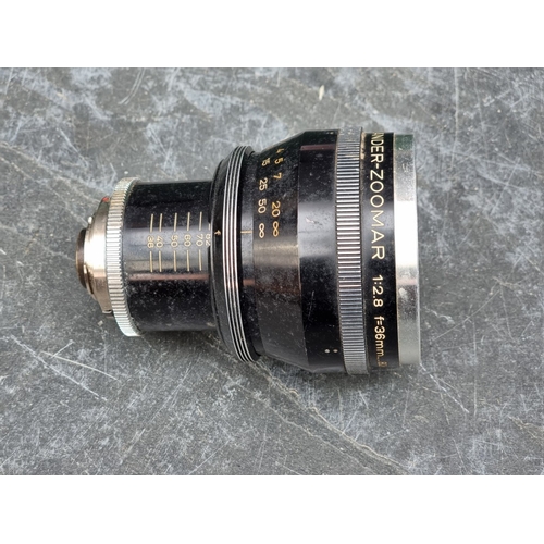 1597 - Cameras: a Voightlander 'Bessamatic', with Voightlander 'Color-Skopar X 1:2.8/50' lens, in leather c... 