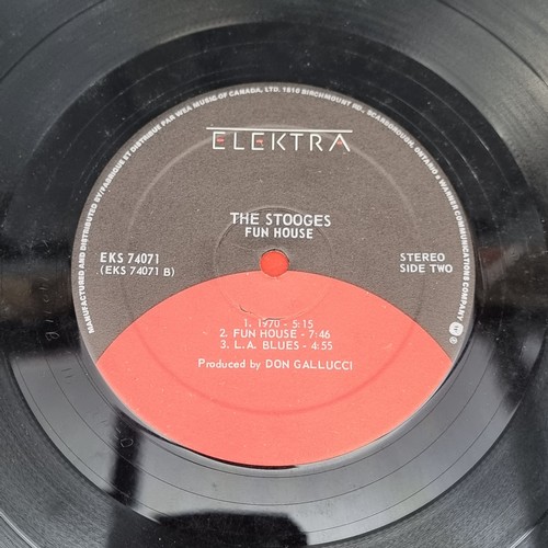 1659 - Vinyl: a group of 33rpm records, to include: Led Zeppelin '1'; Ramones 'Shock Treatment Circular Saw... 