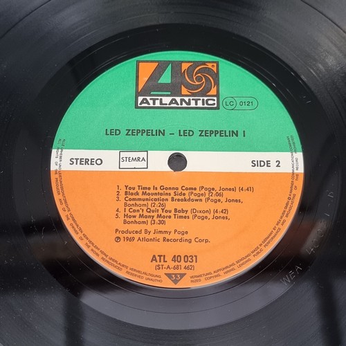 1659 - Vinyl: a group of 33rpm records, to include: Led Zeppelin '1'; Ramones 'Shock Treatment Circular Saw... 