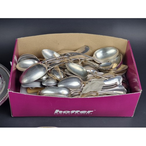 1350A - A collection of silver plate. 