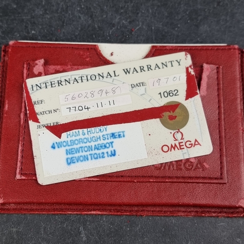 13 - A circa 2001 Omega 'De Ville' gold plated and stainless steel automatic wristwatch, 35mm, Case Ref. ... 