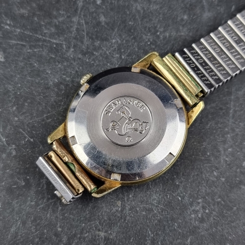 28 - A 1965 Omega 'Seamaster' gold plated and stainless steel automatic wristwatch, 34mm, Ref. 165.002, C... 