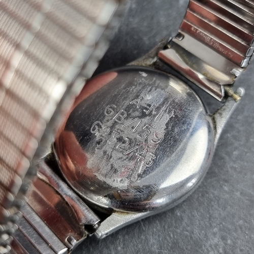 9 - A circa 1943 military issue RAF Omega aluminium alloy and stainless steel manual wind pilot's wristw... 