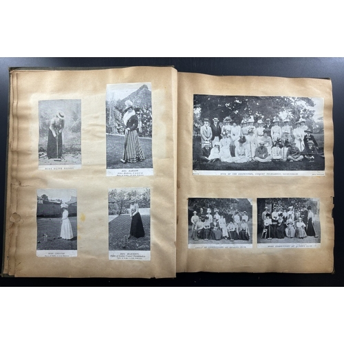 13 - LADIES' CROQUET: a late 19thc scrap album detailing the career of Mrs Verney Lovatt Cameron as an ac... 