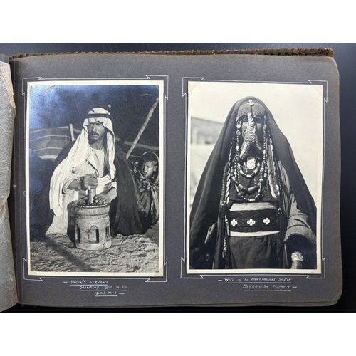 5 - PALESTINE MANDATE: a very good group of three albums compiled by a British serviceman, 1930s period,... 
