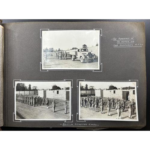 5 - PALESTINE MANDATE: a very good group of three albums compiled by a British serviceman, 1930s period,... 