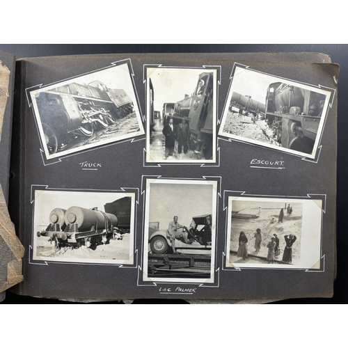 5 - PALESTINE MANDATE: a very good group of three albums compiled by a British serviceman, 1930s period,... 