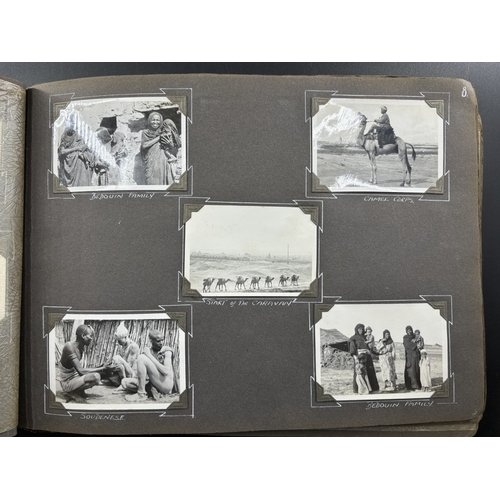 5 - PALESTINE MANDATE: a very good group of three albums compiled by a British serviceman, 1930s period,... 