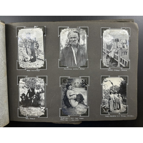 5 - PALESTINE MANDATE: a very good group of three albums compiled by a British serviceman, 1930s period,... 