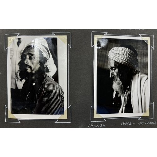 5 - PALESTINE MANDATE: a very good group of three albums compiled by a British serviceman, 1930s period,... 