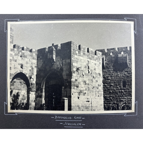 5 - PALESTINE MANDATE: a very good group of three albums compiled by a British serviceman, 1930s period,... 