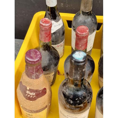 30 - A mixed group of Wine and similar. (12)