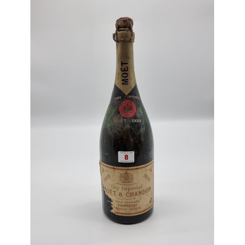 8 - A 150cl magnum bottle of Moet & Chandon 'Dry Imperial 1959 Vintage Champagne'.