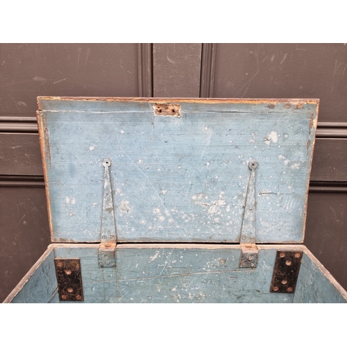 1049 - A 19th century faux grained chest, 54cm wide.