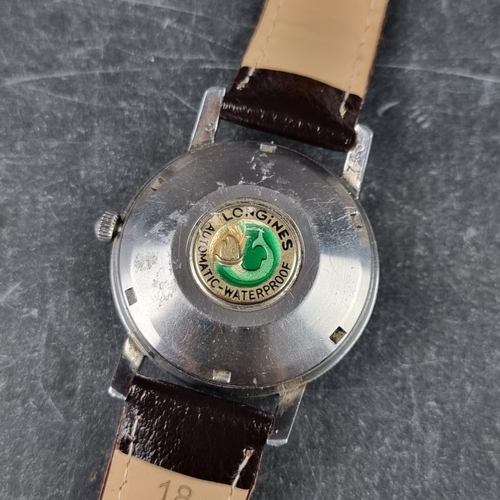 2 - A circa 1960 Longines 'Conquest Power Reserve' stainless steel automatic wristwatch, 35mm, Ref. 9032... 