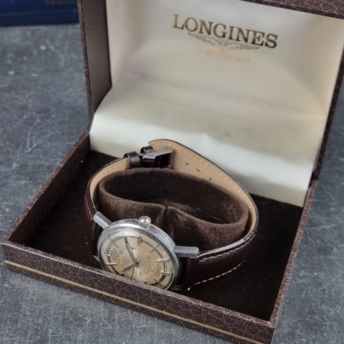 2 - A circa 1960 Longines 'Conquest Power Reserve' stainless steel automatic wristwatch, 35mm, Ref. 9032... 