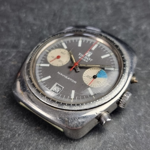 20 - A 1970s Tissot 'Navigator' chronograph stainless steel manual wind wristwatch, 39mm, Ref. 40532, (la... 