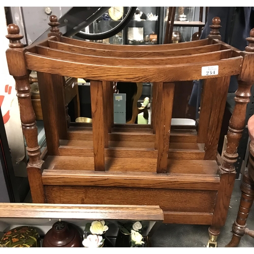 254 - Lovely wooden Canterbury. Collection only or client to arrange own transport