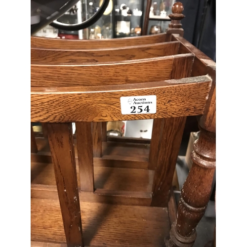 254 - Lovely wooden Canterbury. Collection only or client to arrange own transport