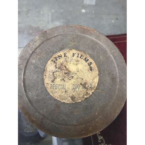 277 - Qty of vintage 9mm films in original tins. Some say comedy and 1 says 