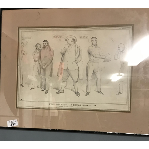 388 - Framed & glazed political picture - Collection only or client to provide own transport