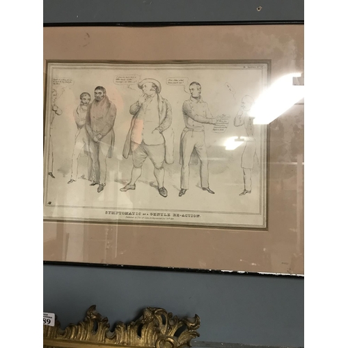 388 - Framed & glazed political picture - Collection only or client to provide own transport