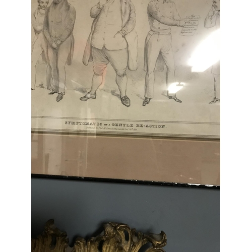 388 - Framed & glazed political picture - Collection only or client to provide own transport