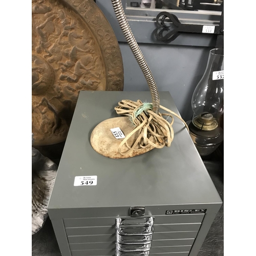 553 - Early industrial desk lamp - All electrical items must be re-wired by a qualified electrician