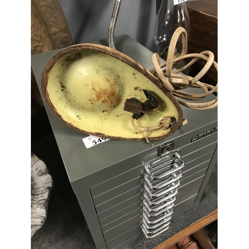 553 - Early industrial desk lamp - All electrical items must be re-wired by a qualified electrician