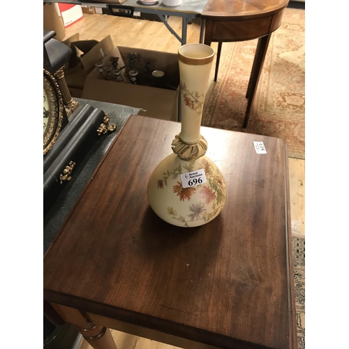 696 - Stunning Royal Worcest Blush Ivory decorative vase C1890