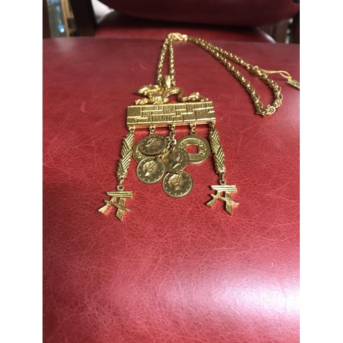 71 - Vintage necklace by the designer Kenneth Lane - Original vintage label still attached