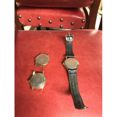 83 - 3 x Gents vintage watches - Festina, Mudu, Edox. Unsure if working.