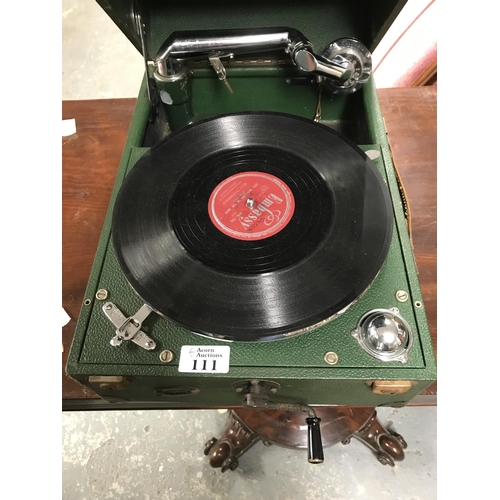 111 - Vintage Columbia record player