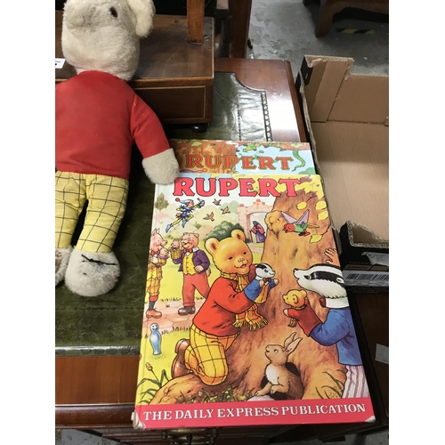 139 - 2 x Vintage Rupert Bears, annuals & magazines