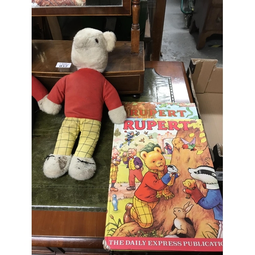 139 - 2 x Vintage Rupert Bears, annuals & magazines