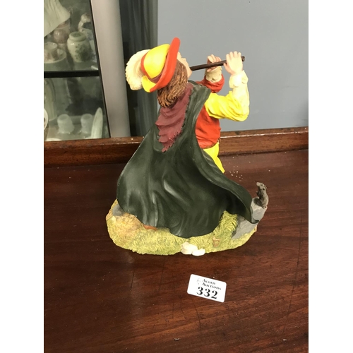 332 - Unusual Royal Doulton resin figure 