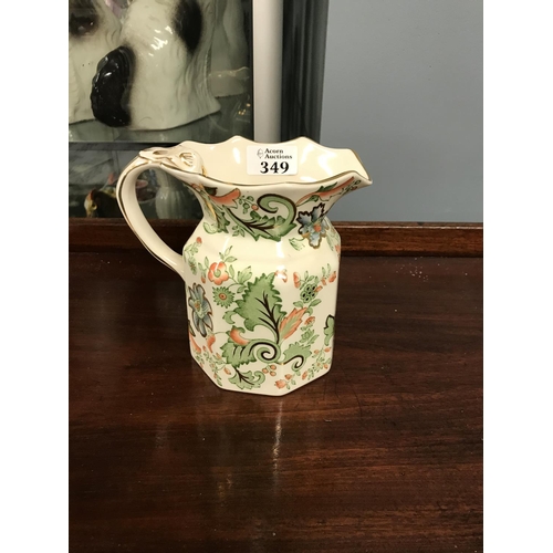 349 - Pretty Masons Palladian jug