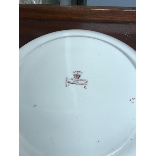 356 - Masons pretty Ironstone cabinet plate