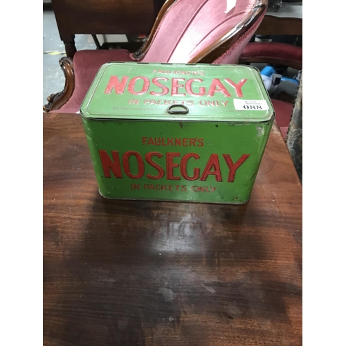 88 - Lovely vintage Nosegay tobacco tin