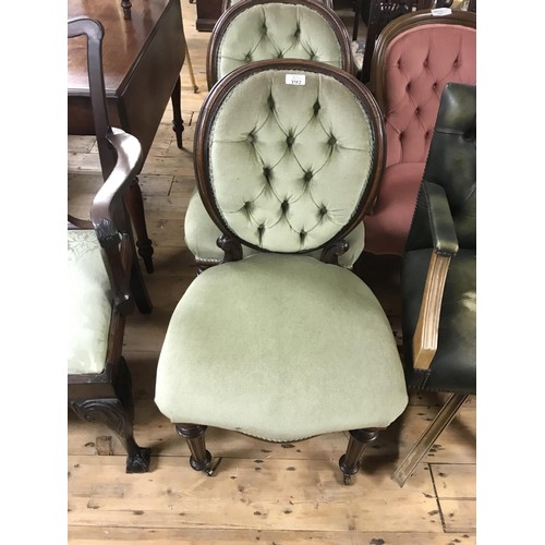 392 - 6 x Upholstered chairs