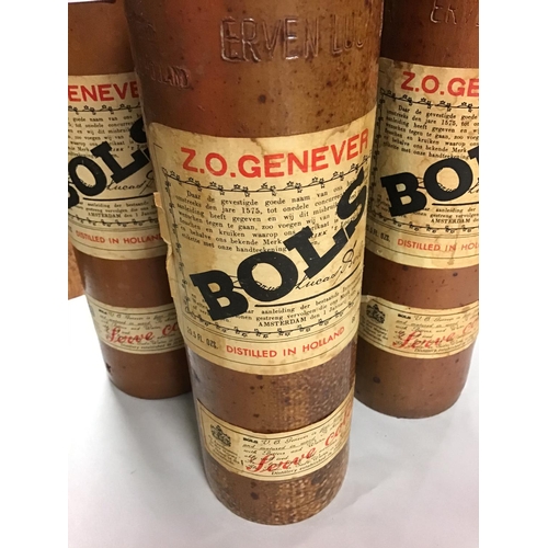 299 - 3 x Vintage stone BOLS bottles