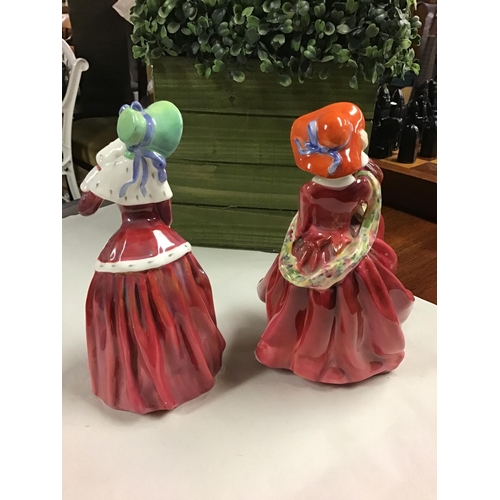 360 - 2 x Royal Doulton Pretty Ladies