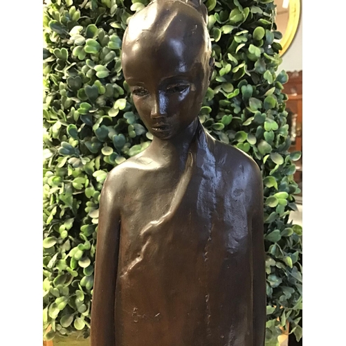 393 - Unusual signed figure by artist Scaldwell